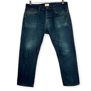 Simon Miller Gunnison Narrow Jeans SIZE 36 x 28 Selvedge Button Fly Denim USA